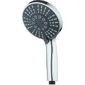 Schutte Douchette à main TOSCANA II, Douche pluie, Pommeau de douche bien-être 5 fonctions, Pommeau de douche, Douche chrome