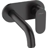 Hansgrohe Mitigeur lavabo encastré mural Vernis Blend Noir mat 71576670