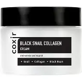 COXIR Crème Collagène Escargot Noir , Hydratation et Élasticité, Soins Coréens Légers