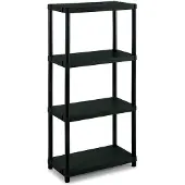 EDM S4 Shelf 4 Shelves Noir