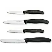 Victorinox Ensemble de Cusine Victorinox Swiss Classic Keukenset Noir (4-Pièces)