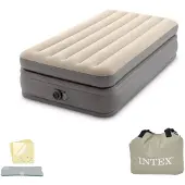 Intex Air Bed Prime Comfort Elevated Twin Single 99 x 191 x 51 cm 64162