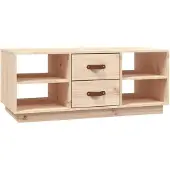 vidaXL Table basse 100x50x41 cm pin massif
