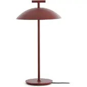 Kartell Lampe de Table , Mini Geen-A, Rouge, Salon / séjour, Métal, Design