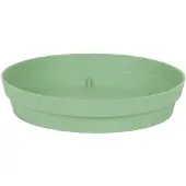 Eda Soucoupe ronde toscane - Ø28cm - Vert Laurier - Plastiques