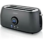 Big Buy Cooking Haeger Future Plus 1400w Grille-pain 2 fentes Noir One Size / EU Plug 220V Noir One Size
