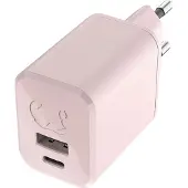 Fresh 'n rebel MINI CHARGER USB-C + A 45W SMOKEY PINK