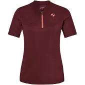 Ziener Nelodi Short Sleeve Jersey Rouge 42 Femme