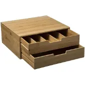 Five Organisateur De Capsules En Bambou