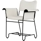 Gubi Tropique Dining Fauteuil Classic Black | Leslie 006 | Without Fringes