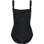 Bonprix Maillot 1 pièce sculptant style croisé, maintien modéré