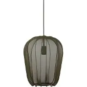 Light & Living - suspension - Plumeria - vert - textile - Ø 34cm - E27 - 2963681