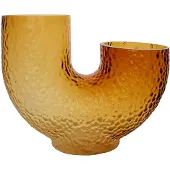 AYTM Arura Medium Vase en Verre Amber