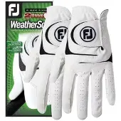 Footjoy WeatherSof White Main gauche ML Gants pour femmes