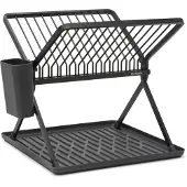 SmartaSaker 139406 Double Sided Dish Drainer Argenté