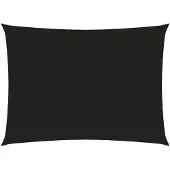 vidaXL Voile de parasol tissu oxford rectangulaire 3,5x5 m noir
