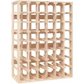 vidaXL Casier à vin 70x33x94 cm Bois de pin massif