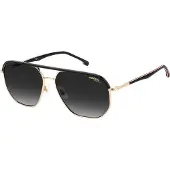 Carrera Lunettes de Soleil 304/S 59/15/145 GOLD STRIPED BLACK/BLACK SHADED acier homme 304/S