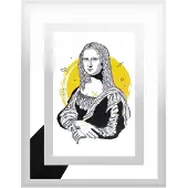 Henzo VIDRIO Cadre photo en verre 20x25 cm. acier -