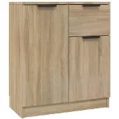 vidaXL Sideboard chêne Sonoma 60x30x70 cm Matériau dérivé du bois