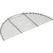 Big Green Egg Grille demi-ronde en acier inoxydable pour XL