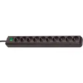 Brennenstuhl Steckdosenleiste ECO-Line 10x 3m schwarz
