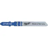 Milwaukee Pack de 5 lames scie sauteuse métal 55 mm denture de 0,7 mm 4932274652