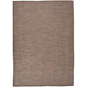 vidaXL Tapis à tissage plat d'extérieur 140x200 cm Marron