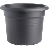 Elho 2055355 Green Basics Cilinder Pot De Fleurs Noir 35 X 35 X 26 Cm