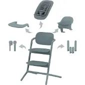Cybex Lemo2 4 In 1 Home Highchair Argenté Enfants
