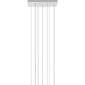 Lodes Rosace Rectangulaire pour Custers 7 lights | Matte White