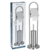 Huismerk Ensemble d'accessoires de toilette sur pied 80 cm