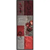 vidaXL Tapis de cuisine lavable Tomates 60x300 cm