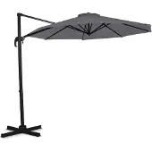 Vonroc Parasol cantilever Bardolino 300cm - Premium parasol | Gris
