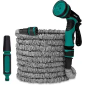 Vonroc Tuyau d’arrosage 20 m | Accessoires incl.