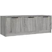 vidaXL Armoire TV Gris Sonoma 102x35x36,5 cm Bois composite