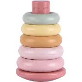 Rubo Toys Little Dutch Anneaux à empiler Rose