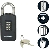 Master Lock 656EURDBLK Serrure À Combinaison - 48mm - Noir