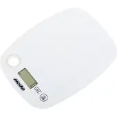 Mesko MS 3159w Plan de travail Ovale Balance de cuisine électronique, Balance, Blanc