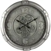 Ptmd Horloge murale sans marque Darlington 62 cm acier argenté