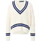 Ralph Lauren Pull-over bleu / noir / blanc cassé