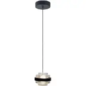 Highlight Suspension Dynasty Noir avec verre transparent