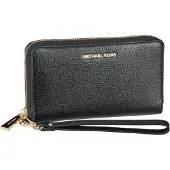 Michael Kors Grand portefeuille en cuir Jet Set
