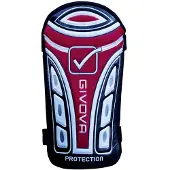Givova Protège-tibias "Parastinco Protection" noir / rouge