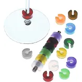 Pulltex Marques-verres à Vin Pulltex Identity (10- pièces)