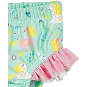 Playshoes Protection UV 'Einhorn' jaune / menthe / rose / blanc