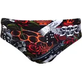 Turbo Old Tatoo Swimming Brief Rouge XL Homme