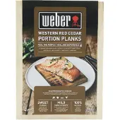 Weber Planches à fumer en bois de cèdre - format de service, 4 pièces