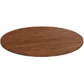 vidaXL Dessus de table rond Marron foncé Ø80x1,5cm Chêne massif traité