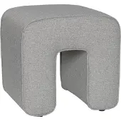 Hubsch Pouf Sculpture Gris Foncé | 101501